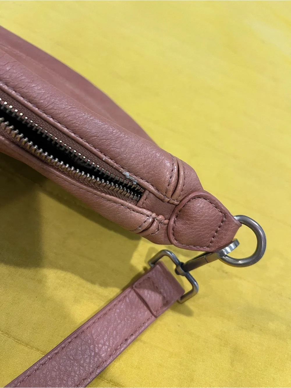 Classic Brown Leather Bag - Women's Shoulder Purse